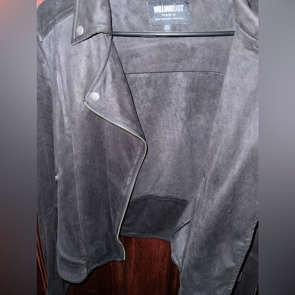 NWOT William Rast‎ Justin Timberlake Motorcycle Black Jacket Size Large - Picture 7 of 8